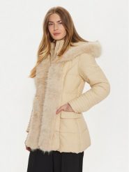 Marciano Guess Kurtka puchowa Zoe 4BGL41 7188A Beżowy Regular Fit. Brązowe kurtki Marciano Guess, z aplikacjami, z puchu, bez kaptura. Za 949.99 zł.