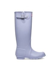 Hunter Kalosze HFW-006 Fioletowy. Fioletowe kalosze Hunter, bez wzorów, z kauczuku, bez zapięcia. Za 279.99 zł.