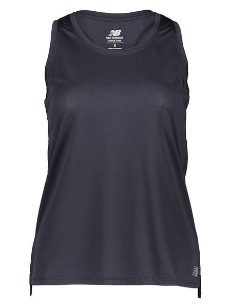 New Balance Top "Core" w kolorze granatowym do biegania rozmiar: S. Niebieskie topy sportowe New Balance, s, bez wzorów, z materiału, do biegania. Za 74.28 zł.