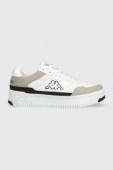 Kappa sneakersy kolor szary. Białe buty sportowe lifestyle Kappa, bez wzorów, z gumy, sportowe, bez zapięcia. Za 169.99 zł.