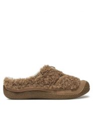 Keen Klapki Howser III 1029435 Brązowy. Brązowe klapki Keen, bez wzorów, z materiału, bez obcasa, bez zapięcia. Za 269.99 zł.