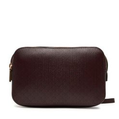 Torebka Calvin Klein. Czerwone listonoszki Calvin Klein, bez wzorów, bez dodatków. Za 279.99 zł.