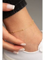 Nakkash Pozłacana bransoletka na kostkę rozmiar: onesize. Żółte bransoletki Nakkash, pozłacane. Za 43.99 zł.