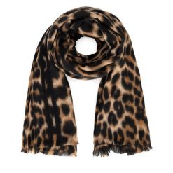 Szal Jenny Fairy. Brązowe szaliki i kominy Jenny Fairy, bez wzorów. Za 59.99 zł.