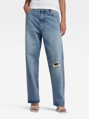 G-Star Dżinsy - Comfort fit - w kolorze błękitnym rozmiar: W29/L34. Niebieskie jeansy G-Star, l, z aplikacjami, retro. Za 210.81 zł.