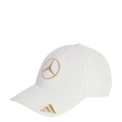 Sztruksowa czapka Mercedes-AMG Petronas Formula One Team Monaco. Białe czapki z daszkiem adidas, bez wzorów, ze sztruksu, eleganckie. Za 219.00 zł.