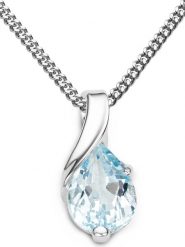 Revoni Złoty naszyjnik z zawieszką - dł. 45 cm rozmiar: onesize. Niebieskie naszyjniki Revoni, z materiału, z topazem, złote. Za 1,035.99 zł.