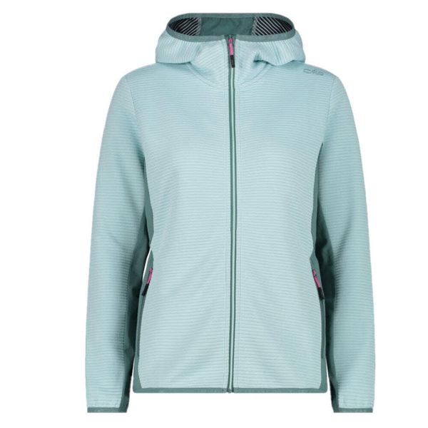 Bluza damska turystyczna CMP 35E6416. Niebieskie bluzy CMP, s, bez wzorów, z polaru, bez kaptura, trekkingowe. Za 314.00 zł.