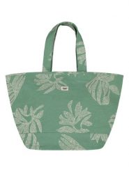 Barts Shopper bag "Juno" w kolorze zielono-kremowym - 37 x 36 x 36 cm rozmiar: onesize. Brązowe shopper bag Barts, bez wzorów, z bawełny, na ramię, bez dodatków. Za 101.47 zł.