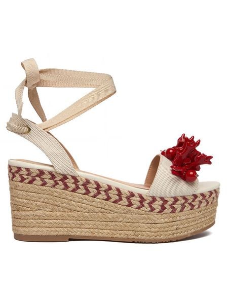 Liu Jo Espadryle Bali 02 SA6085 T6948 Kremowy. Białe espadryle Liu Jo, bez wzorów, z materiału, bez obcasa. Za 319.99 zł.