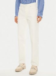 Tommy Hilfiger Jeansy WW0WW44331 Biały Regular Fit. Białe jeansy Tommy Hilfiger, bez wzorów, z bawełny. Za 289.99 zł.