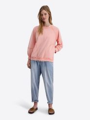 Timezone Bluza w kolorze jasnoróżowym rozmiar: M. Różowe bluzy bez kaptura Timezone, m, bez wzorów, z bawełny, bez kaptura. Za 148.96 zł.