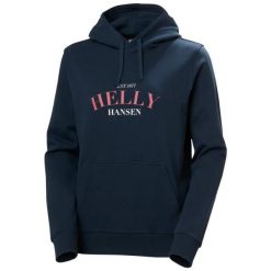 Bluza damska z kapturem Helly Hansen Cora Graphic. Niebieskie bluzy z kapturem Helly Hansen, bez wzorów, z kapturem. Za 400.00 zł.