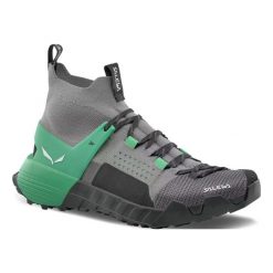 Damskie buty trekkingowe Salewa Wildfire NXT Knit. Czarne trekkingi Salewa, bez wzorów, z materiału, bez zapięcia, trekkingowe. Za 738.00 zł.