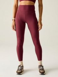 Dare 2b Legginsy funkcyjne "Hustle" w kolorze bordowym rozmiar: 34. Czerwone legginsy Dare 2b, bez wzorów, z materiału, sportowe. Za 83.22 zł.