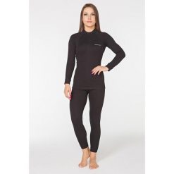 Bielizna termoaktywna narciarska damska Rough Radical Black Iron. Czarna bielizna termoaktywna damska ROUGH RADICAL, bez wzorów, bez ramiączek, narciarskie. W wyprzedaży za 143.92 zł.