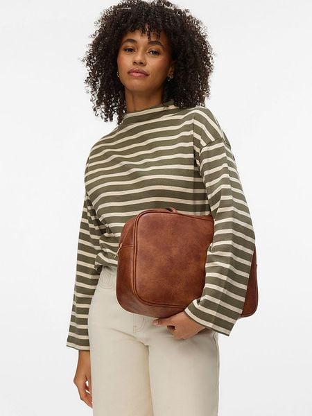 Vero Moda Sweter w kolorze szarobrązowo-beżowym rozmiar: M. Brązowe swetry Vero Moda, m, bez wzorów, z bawełny, bez ramiączek. Za 96.14 zł.