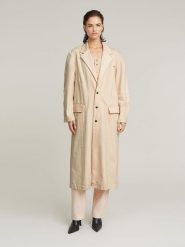 G-Star Płaszcz przejściowy w kolorze beżowym rozmiar: M. Brązowe płaszcze G-Star, m, bez wzorów, z bawełny, retro, bez kaptura. Za 361.99 zł.