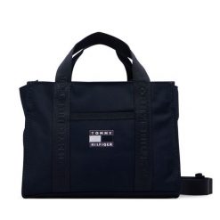 Torebka Tommy Hilfiger. Niebieskie torebki klasyczne Tommy Hilfiger, bez wzorów, klasyczne, bez dodatków. Za 249.99 zł.