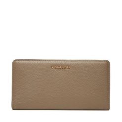 Portfel MICHAEL Michael Kors. Brązowe portfele MICHAEL Michael Kors, bez wzorów. Za 479.99 zł.