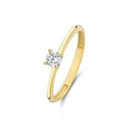 Beloro Pierścionek Beloro Jewels Monte Napoleone Stella złoty - 9-karatowe złoto Pierścionki 1 ct Damski. Żółte pierścionki Beloro, z cyrkonią, złote. Za 669.99 zł.