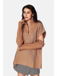 ASSUILI Ocieplacze w kolorze jasnobrązowym na ręce rozmiar: onesize. Brązowe rękawiczki Assuili, bez wzorów, ze splotem, klasyczne. Za 56.99 zł.