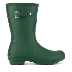 Kalosze Hunter. Zielone kalosze Hunter, bez wzorów, bez zapięcia. Za 399.99 zł.