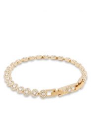 Swarovski Bransoletka Una Angelic 5749386 Złoty. Żółte bransoletki Swarovski, metalowe. Za 754.99 zł.