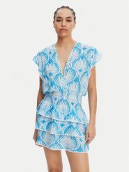 Melissa Odabash Sukienka letnia Jess Niebieski Regular Fit. Niebieskie sukienki Melissa Odabash, xs, bez wzorów, z wiskozy, bez kołnierzyka, bez ramiączek. Za 1,039.00 zł.