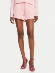 Juicy Couture Szorty sportowe Eve JCBHS224801 Różowy Regular Fit. Czerwone szorty sportowe Juicy Couture, bez wzorów, z syntetyku. Za 199.99 zł.