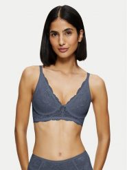 Triumph Biustonosz bezfiszbinowy Amourette Charm 10214451 Niebieski. Niebieskie biustonosze Triumph, bez wzorów, z syntetyku. Za 103.95 zł.