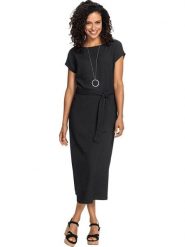 WITT WEIDEN Sukienka w kolorze czarnym rozmiar: 42. Czarne sukienki WITT WEIDEN, na co dzień, bez wzorów, z tkaniny, bez kołnierzyka, bez ramiączek, midi, proste. Za 43.99 zł.