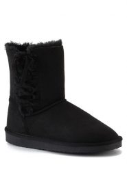 ISLAND BOOT Botki zimowe "Goldboro" w kolorze czarnym rozmiar: 39. Czarne botki Island Boot, bez wzorów, z materiału, bez obcasa, bez zapięcia. Za 168.46 zł.