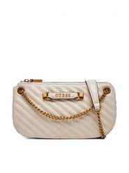 Guess Torebka HWQB94 95720 Écru. Listonoszki Guess, z aplikacjami, ze skóry, bez dodatków. Za 279.99 zł.
