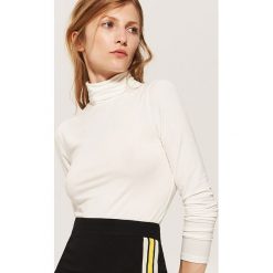 Bluzka z golfem - Kremowy. Bluzki marki DOMYOS. W wyprzedaży za 29.99 zł.