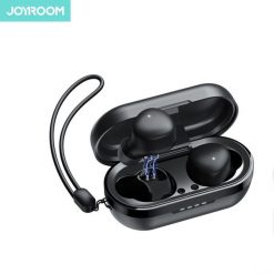 Joyroom bezprzewodowe słuchawki TWS Bluetooth 5.1 300mAh czarny (JR-TL1 Pro). Czarne słuchawki do biegania Joyroom. Za 99.99 zł.