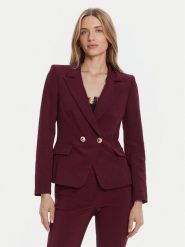 Rinascimento Marynarka CFC0126221003 Bordowy Slim Fit. Czerwone marynarki i żakiety Rinascimento, xs, bez wzorów, z syntetyku, bez ramiączek. Za 579.99 zł.