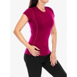 Koszulka termoaktywna damska Sensor Merino Active Tee S/S. Fioletowe bielizna termoaktywna damska Sensor, bez wzorów, bez ramiączek. Za 270.99 zł.