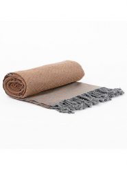 Ottoman Chusta hammam "Fenomen" w kolorze jasnobrązowym - 190 x 105 cm rozmiar: onesize. Brązowe chusty Ottoman, bez wzorów, z bawełny. Za 69.99 zł.