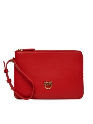 PINKO Torebka Wristlet PE 25 PCPL 104353 A0F1 Czerwony. Czerwone kopertówki Pinko, bez wzorów, ze skóry, bez dodatków. Za 589.99 zł.