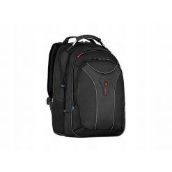 Plecak Carbon z kieszenią na laptopa do 17,3' (43 cm). Czarne plecaki Wenger, bez wzorów, bez dodatków. Za 500.99 zł.