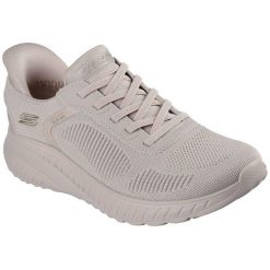 Buty sportowe damskie Skechers Bobs Squad Chaos C. Brązowe buty treningowe Skechers, bez wzorów, z materiału, bez zapięcia. Za 390.00 zł.