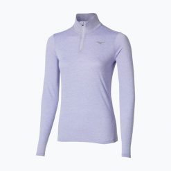 Bluza do biegania damska Mizuno Core Impulse Half Zip Tee. Niebieskie bluzy bez kaptura Mizuno, xs, bez wzorów, z materiału, bez kaptura, do biegania. Za 129.99 zł.