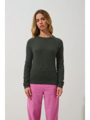 AUTHENTIC CASHMERE Kaszmirowy sweter "Ecrin" w kolorze antracytowym rozmiar: M. Czarne swetry AUTHENTIC CASHMERE, m, bez wzorów, z kaszmiru, bez ramiączek. Za 356.61 zł.
