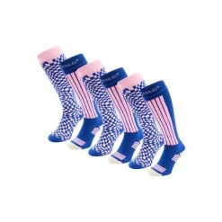 Skarpety narciarskie - Damskie - 6 par - Ballpoint Blue. Niebieskie skarpetki POEDERBAAS, bez wzorów, z wełny, narciarskie. W wyprzedaży za 329.62 zł.