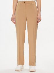 United Colors Of Benetton Spodnie materiałowe 4RGYDF05O Beżowy Regular Fit. Brązowe spodnie materiałowe United Colors Of Benetton, bez wzorów, z materiału. Za 159.99 zł.
