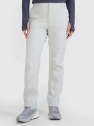 4F Spodnie trekkingowe w kolorze szarym rozmiar: XS. Szare spodnie dresowe 4f, bez wzorów, z materiału. Za 91.77 zł.