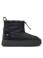 Tommy Hilfiger Śniegowce Flag Nylon Mini Snowboot FW0FW08334 Czarny. Czarne śniegowce Tommy Hilfiger, bez wzorów, z materiału, bez zapięcia. Za 699.99 zł.