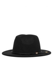 Guess Kapelusz AW5642 WOL01 Czarny. Czarne kapelusze Guess, z aplikacjami, z poliesteru. Za 234.99 zł.