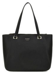 Guess Shopper bag w kolorze czarnym - 48 x 32 x 16 cm rozmiar: onesize. Czarne shopper bag Guess, z aplikacjami, z materiału, na ramię, bez dodatków. Za 513.99 zł.